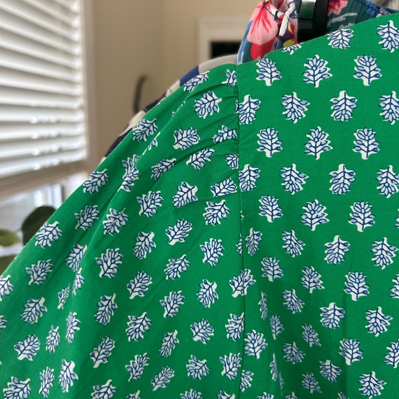 JCrew Factory Green Floral Dress - Picture 6 of 6
